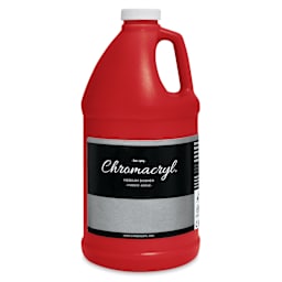 Chromacryl Students' Acrylics - Warm Red, 64 oz bottle