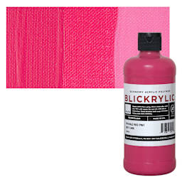Blickrylic Student Acrylic - Phthalo Red, Pint and swatch