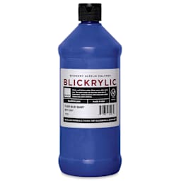 Blickrylic Student Acrylics - Fluorescent Blue, Quart