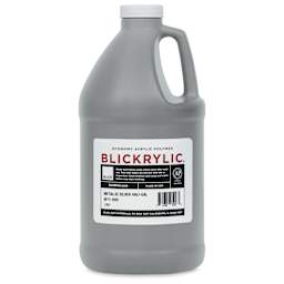 Blickrylic Student Acrylics - Metallic Silver, Half Gallon