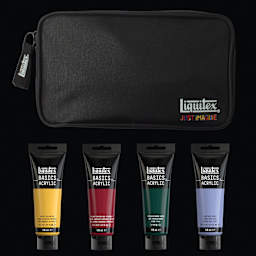 Liquitex What Would You Create Basics Acrylic Set - Gem Theory, Set of 5 contents