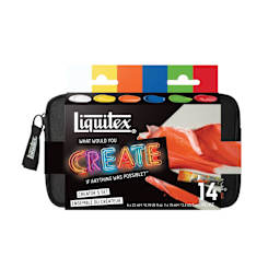 Liquitex What Would You Create Basics Acrylic Set - Creator's, Set of 14 