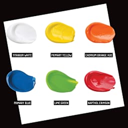 Liquitex What Would You Create Basics Acrylic Set - Creator's Set swatches