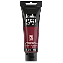 Liquitex Basics - Cadmium Red Deep Hue, 4 oz tube
