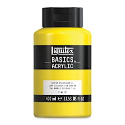 Liquitex Basics - Cadmium Yellow Light Hue, 13.5 oz Squeeze Bottle