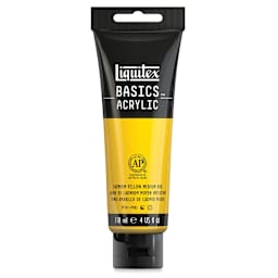 Liquitex Basics - Cadmium Yellow Medium Hue, 4 oz tube