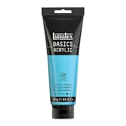 Liquitex Basics - Light Blue Permanent, 8.5 oz Tube