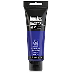 Liquitex Basics - Ultramarine Blue, 4 oz tube