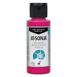 Chroma’s Jo Sonja Premium Pearlescent - Pearlescent Magenta, 2 oz bottle
