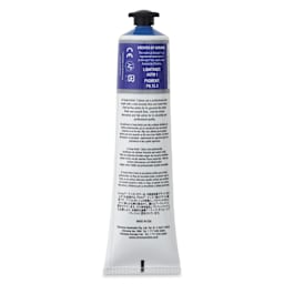 Jo Sonja's Artist Acrylic - Phthalo Blue, 2.5 oz tube back of tube