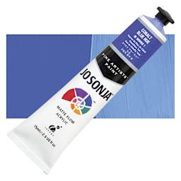 Jo Sonja's Artist Acrylic - Cobalt Blue Hue, 2.5 oz tube and swatch