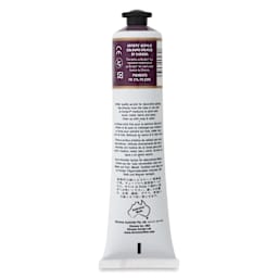 Jo Sonja's Artist Acrylic - Purple Madder, 2.5 oz back of tube