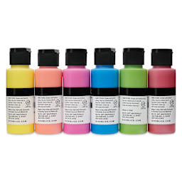 Blick Matte Acrylics - Set of 6, Bright Colors, 2 oz
