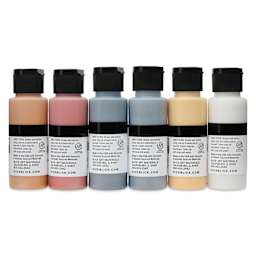 Blick Matte Acrylics - Set of 6, Metallic Colors, 2 oz