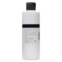 Blick Matte Acrylic Varnish - Matte, back of 8 oz bottle