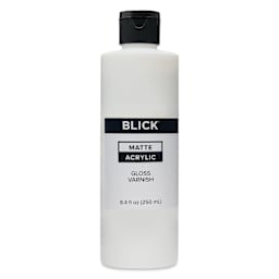 Blick Matte Acrylic Varnish - Gloss, 8 oz bottle