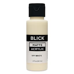 Blick Matte Acrylic - Off White, 2 oz bottle