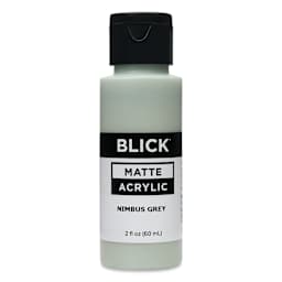 Blick Matte Acrylic - Nimbus Gray, 2 oz bottle