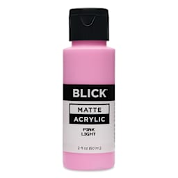 Blick Matte Acrylic - Pink Light, 2 oz bottle