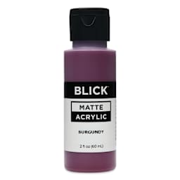Blick Matte Acrylic - Burgundy, 2 oz bottle
