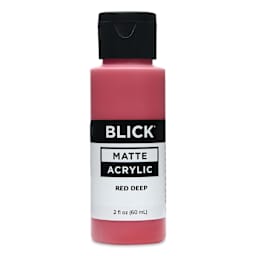Blick Matte Acrylic - Red Deep, 2 oz bottle