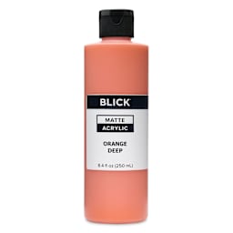 Blick Matte Acrylic - Orange Deep, 8 oz