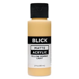 Blick Matte Acrylic - Yellow Orange Light, 2 oz bottle