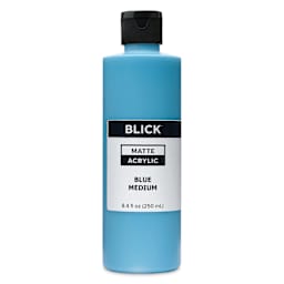 Blick Matte Acrylic - Blue Medium, 8 oz