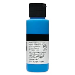 Blick Matte Acrylic - Dark Blue Light, 2 oz bottle