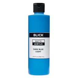 Blick Matte Acrylic - Dark Blue Light, 8 oz