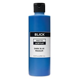 Blick Matte Acrylic - Dark Blue Medium, 8 oz