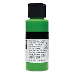 Blick Matte Acrylic - Blue Green Medium, 2 oz bottle