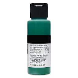 Blick Matte Acrylic - Blue Green Deep, 2 oz bottle