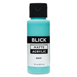 Blick Matte Acrylic - Aqua, 2 oz bottle