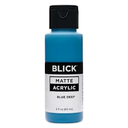Blick Matte Acrylic - Blue Deep, 2 oz bottle