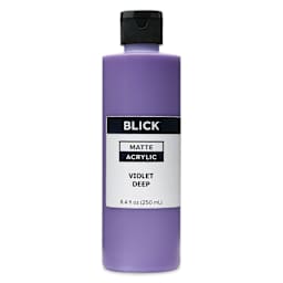 Blick Matte Acrylic - Violet Deep, 8 oz