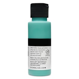 Blick Matte Acrylic - Dark Green Light, 2 oz bottle