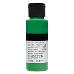 Blick Matte Acrylic - Green Deep, 2 oz bottle