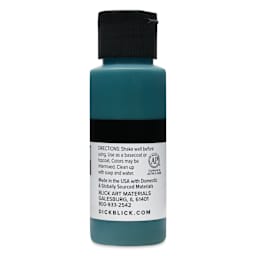 Blick Matte Acrylic - Teal Green, 2 oz bottle
