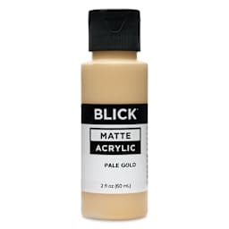 Blick Matte Acrylic - Pale Gold, 2 oz bottle