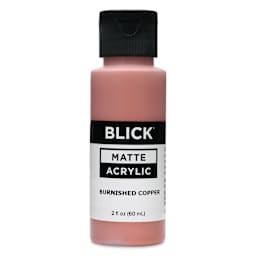 Blick Matte Acrylic - Burnished Copper, 2 oz bottle