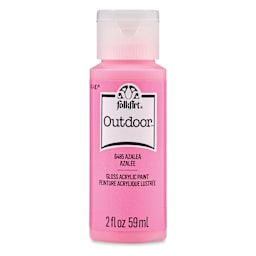 FolkArt Outdoor Acrylic Paint - Azalea, 2 oz, Bottle