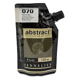 Sennelier Abstract Acrylic - Iridescent Black, 120 ml pouch