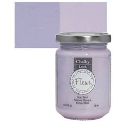 Fleur Chalky Look Paint - Sunday Morning, 4.4 oz jar and swatch