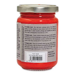 Fleur Chalky Look Paint - Tomato Red, 4.4 oz jar back