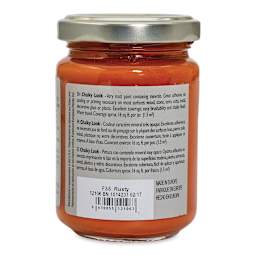 Fleur Chalky Look Paint - Rusty, 4.4 oz jar back