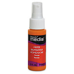 Media Acrylic Misters Orange - 2 Pump Spray Bottle