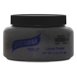 Graftobian Black Soot Powder - Front of 5 oz Jar
