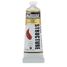 Matisse Structure Paint - Red Oxide, 75 ml