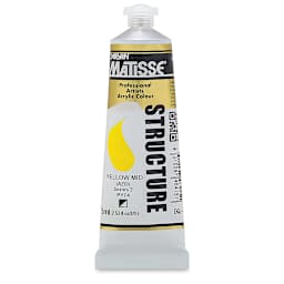 Matisse Structure Paint - Yellow Mid Azo, 75 ml